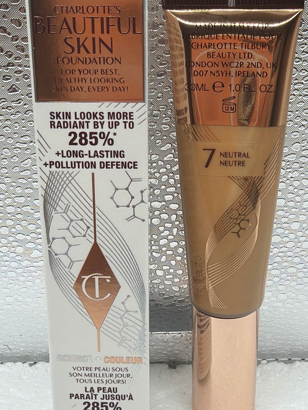 Charlotte Tilbury Beautiful Skin Foundation - Neutral 7 Beige